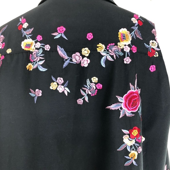 Zara Woman women’s blouse black silk blend size 28 - Picture 4 of 12